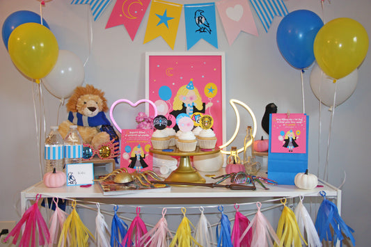 Luna magical printable party kit